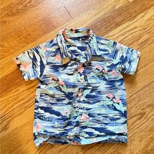 Janie & Jack Toddler Boy Button Down Short Sleeve Shirt